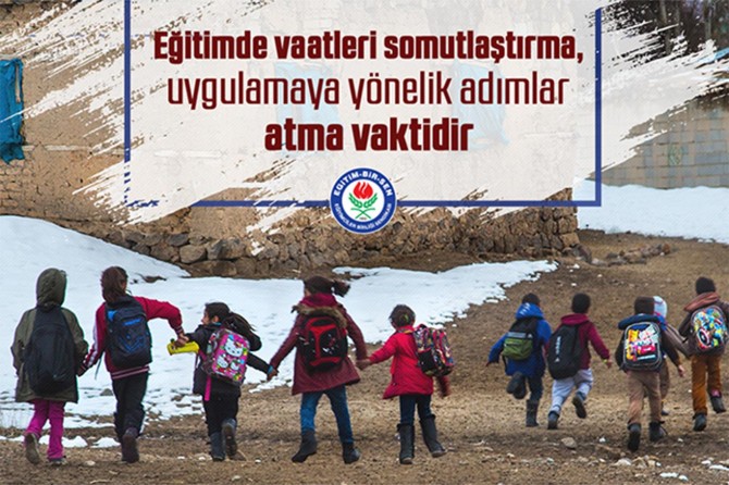 Eğitim-Bir-Sen'den dönem sonu değerlendirmesi