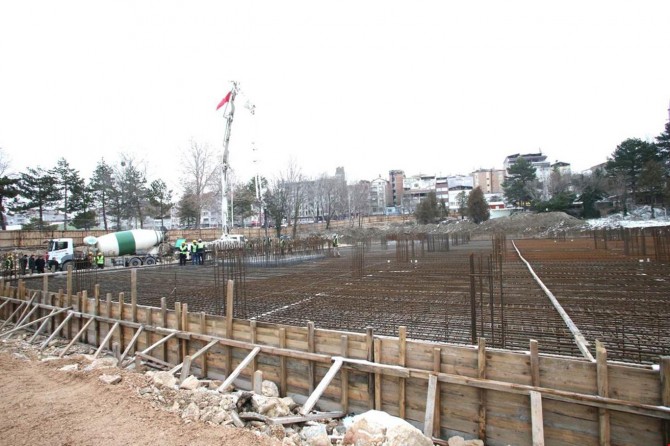 Suluova'nın en büyük camisinin temeli atıldı