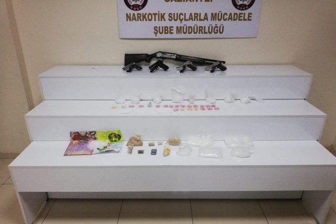 Gaziantep'te uyuşturucu operasyonu: 13 şüpheli gözaltına alındı