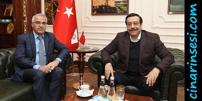 Bingöl Belediye Başkanı Barakazi'den Cumali Atilla'ya ziyaret