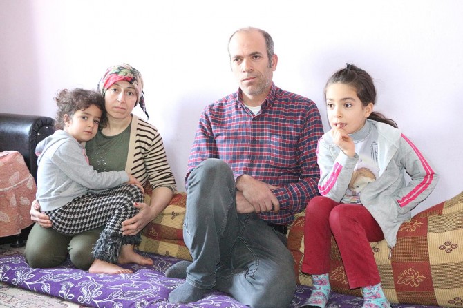 ​Mardin Artuklu'da 4 çocuk babası engelliden iş talebi