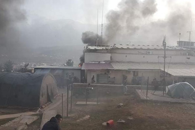 Milli Savunma Bakanlığından ateşe verilen askeri üsse ilişkin açıklama