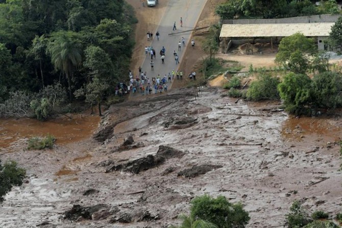 Hundreds feared missing after a mine waste dam collapse in Brazil