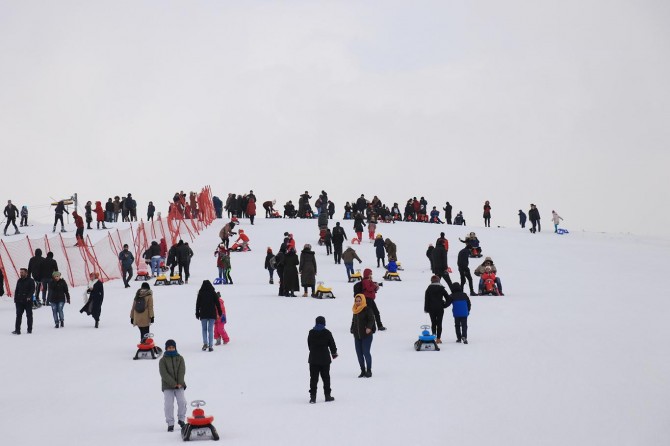 ​Bingöl Hesarek Kayak Merkezinde sömestr yoğunluğu