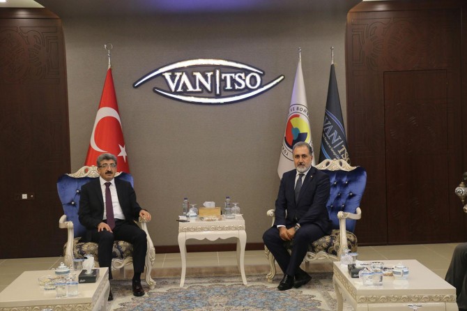 Van Valisi Bilmez’den Van TSO’ya ziyaret