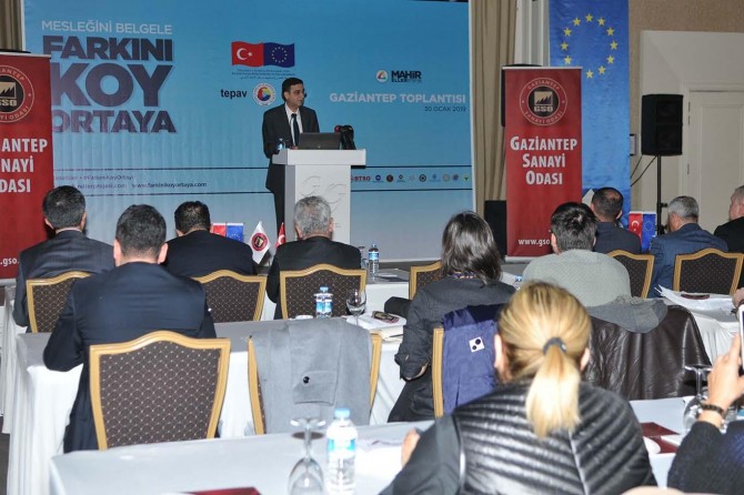 Gaziantep'te mahir eller projesi tanıtıldı