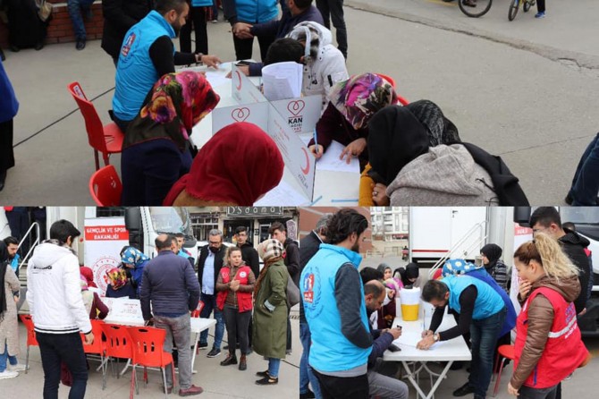 Batman’da kan bağışı çağrısına destek