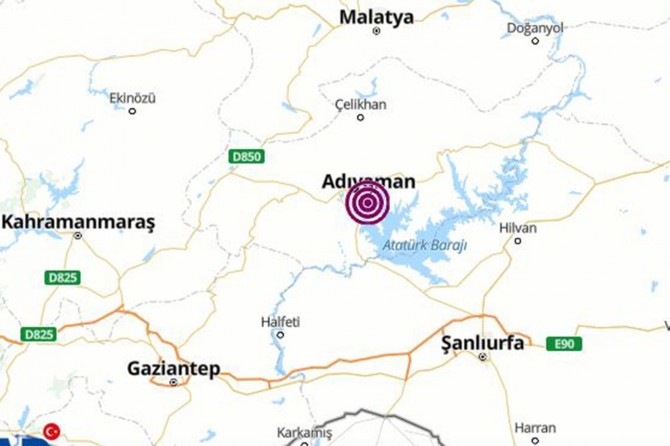 Adıyaman'da deprem