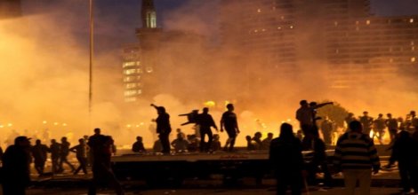 Tahrir'de yeniden çatışmalar çıktı