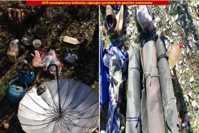 Diyarbakır'da PKK'ye ait 6 sığınak imha edildi