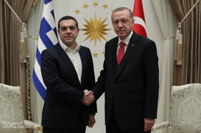 President Erdoğan receives Prime Minister Tsipras of Greece