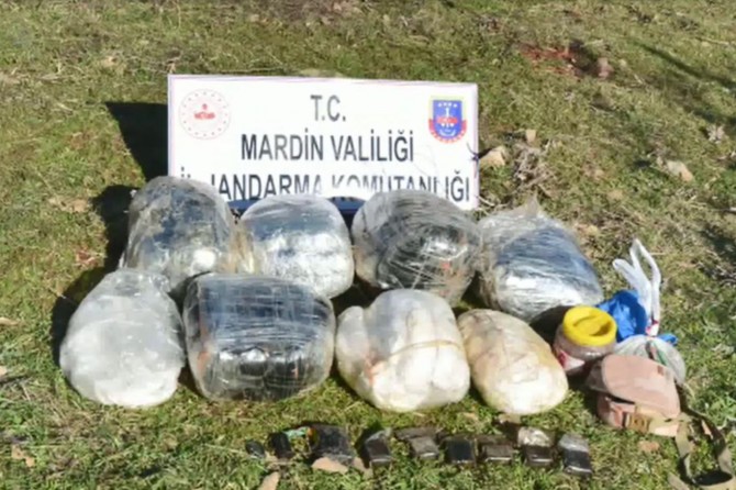 Mardin'de 150 kilo plastik patlayıcı ele geçirildi