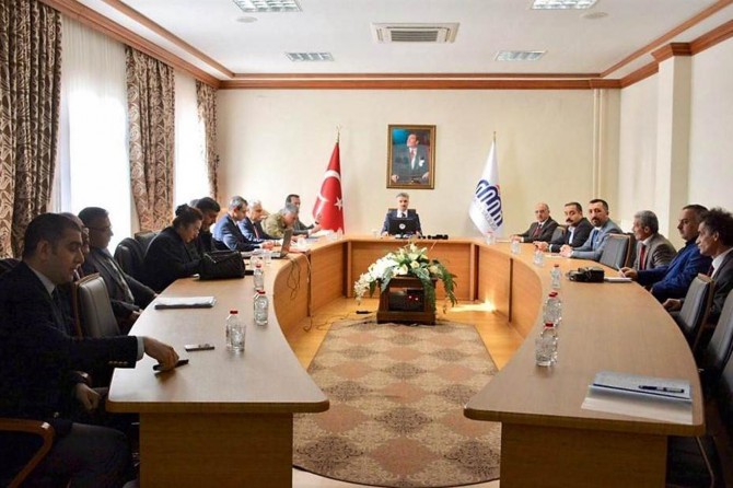 Malatya'da seçim güvenliği toplantısı yapıldı