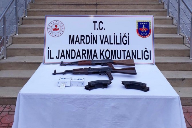 Uzun namlulu silahlar ele geçirildi
