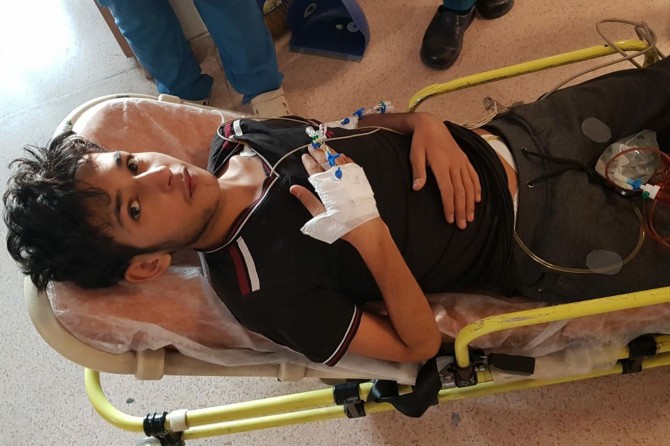 Suriyeli gencin tedavisi için seferber olundu