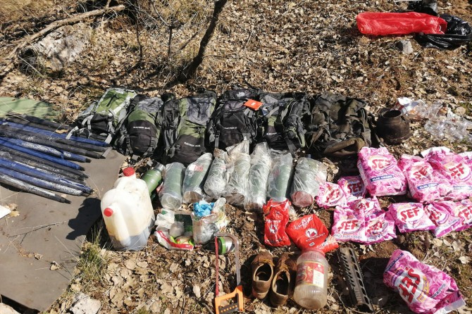 Bomba yapımında kullanılan sığınaklar imha edildi