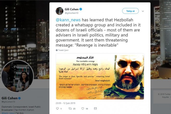 Siyonistlere WhatsApp grubundan tehdit!