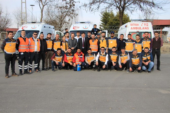 "Ambulans Sürüş Teknikleri Eğitimi" verildi