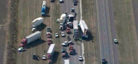 ABD'de 140 Araç Birbirine Girdi