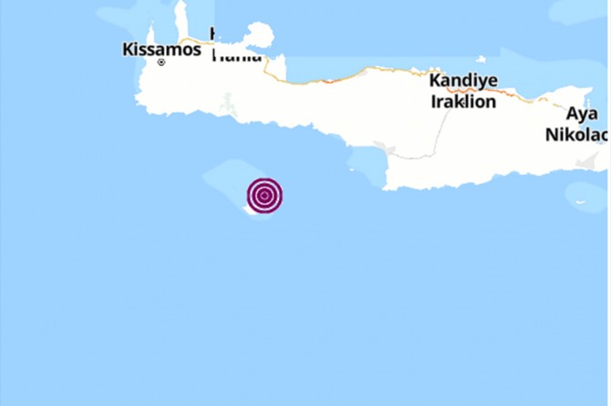 Akdeniz'de 4.2 büyüklüğünde deprem