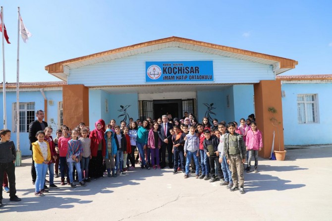 Mardin Milli Eğitim Müdürü Sarı'dan okul ziyaretleri