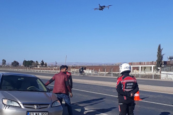 Jandarma trafik ihlallerini havadan denetleyecek