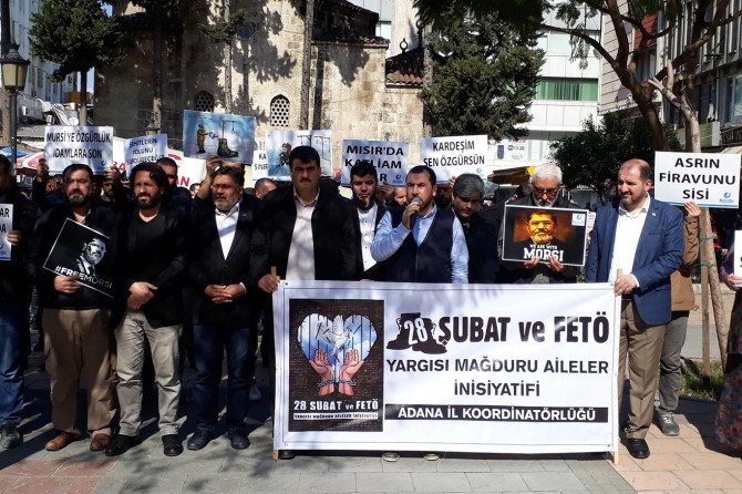 Adana’da Mısır Şehitleri ve Yusufiler için basın açıklaması düzenlendi