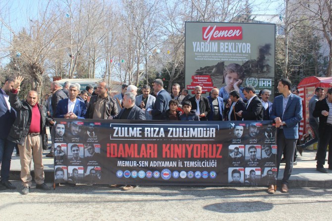 Sisi cuntasına bir tepki de Adıyaman'dan