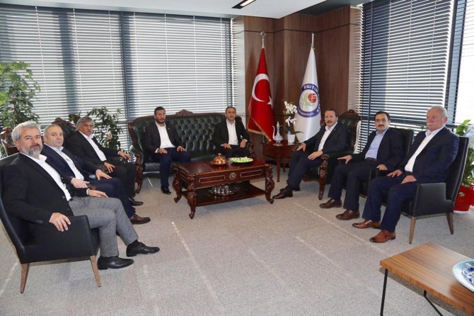 HÜDA PARdan Eğitim-Bir-Sen Genel Merkezine ziyaret