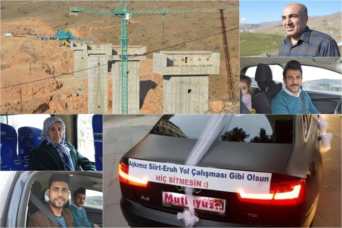 Aşkımız Siirt-Eruh’un yol çalışması gibi olsun hiç bitmesin