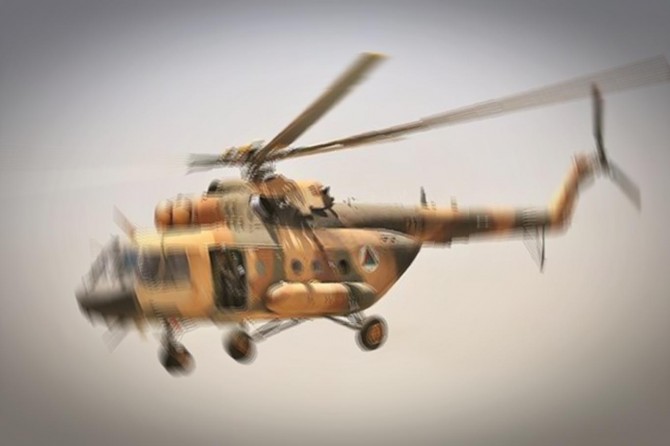 Hindistan'a ait askeri helikopter düştü