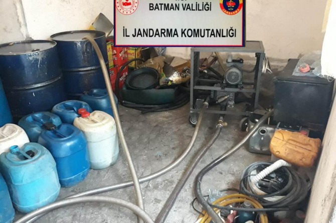 Batman'da kaçak akaryakıt ele geçirildi
