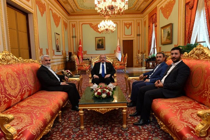 HÜDA PAR'dan yeni TBMM Başkanı Şentop’a ziyaret