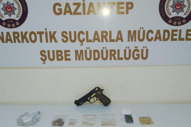Gaziantep’te uyuşturucu operasyonu: 9 gözaltı