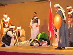 Siverek'te Kerbela Tiyatrosuna Yoğun İlgi