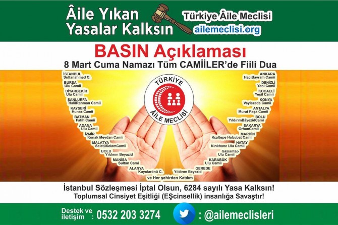 'Aileyi Yıkan Yasa'nın kaldırılması için basın açıklaması düzenlenecek