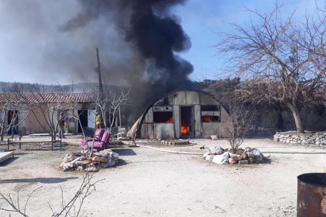 Marmara'da maden işletmesinde yangın