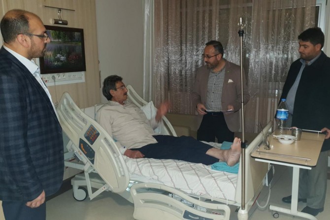 HÜDA PAR Bingöl İl Teşkilatı Regaip Kandili'nde hastaları ziyaret etti
