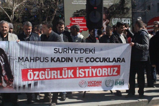 Suriye zindanlarındaki son kadın ve çocuk özgür oluncaya dek ayaktayız