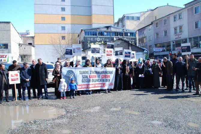 Suriye hapishanelerinde bulunan kadın ve çocuklar özgürlüklerine kavuşmalı