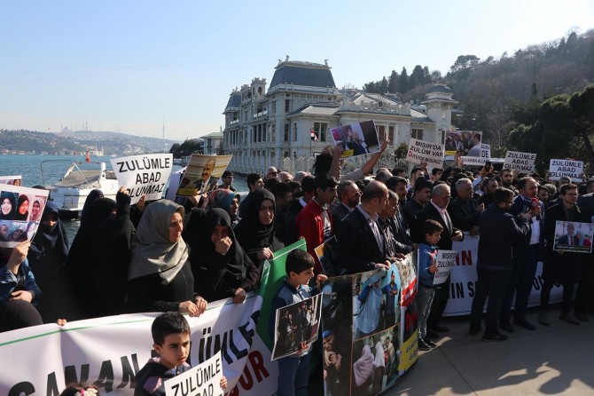 HÜDA PAR'dan Mısır'daki zulümlere kitlesel tepki