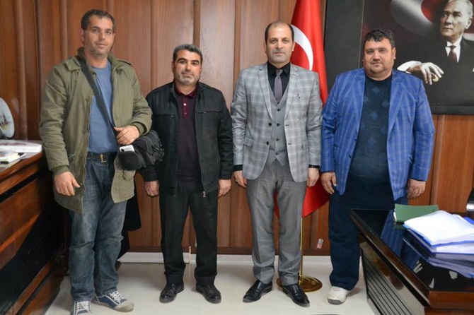 Gazetecilerden Milli Eğitim Müdürü'ne hayırlı olsun ziyareti