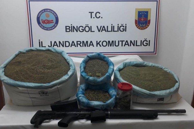 Bingöl'de uyuşturucu operasyonu: 61 gözaltı