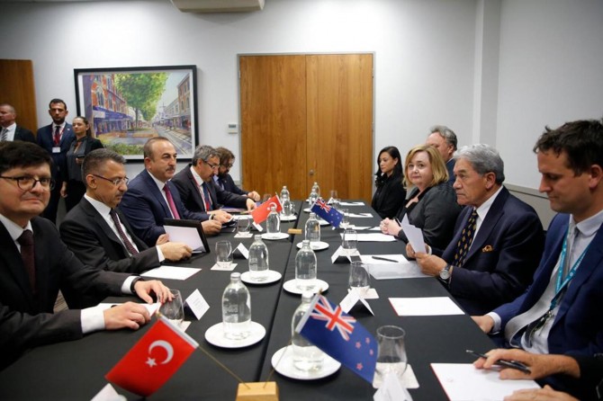 Oktay û Çavuşoglu çûn New Zelandê