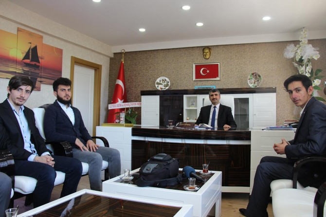 Fırat Üniversitesi Rehber Öğrenci Topluluğundan Gençlik ve Spor İl Müdürüne ziyaret
