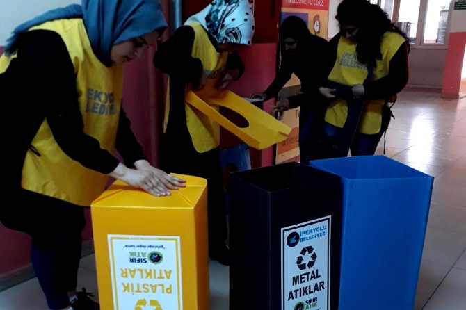 İpekyolu’nda okullarda sıfır atık dönemi