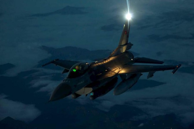 Kandil ve Zap bölgelerine hava harekatı