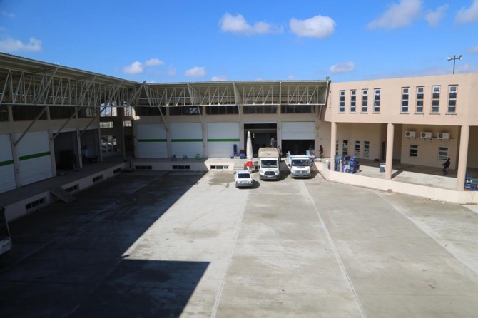 Silopi'ye modern sebze ve meyve hali