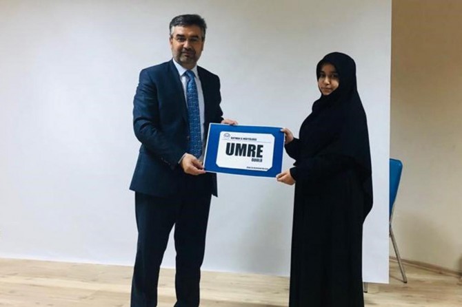 Bilgi yarışmasında dereceye girenler ödüllendirildi