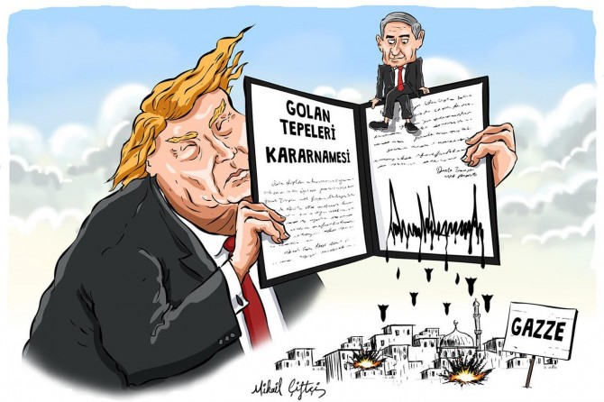 Amerîka ji ber qerara xwe ya derbarê Girên Golanê de bi tena serê xwe ma